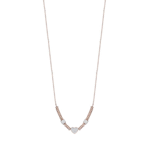 collana rosata cuore ck1488