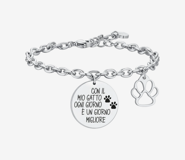 Bracciale donna in acciaio Luca Barra -  BK2647