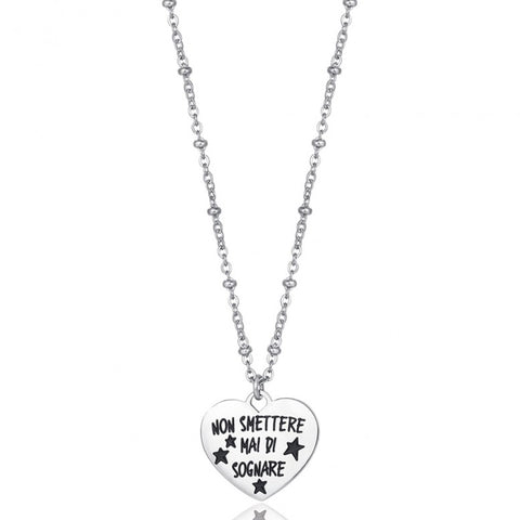 Collana donna con frase Luca Barra - CK1504