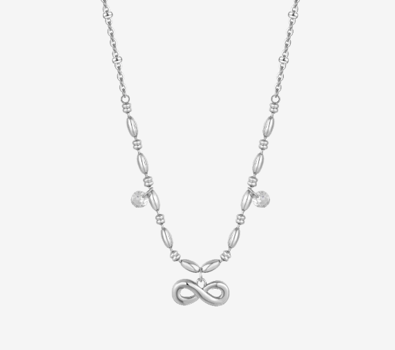 Collana donna in acciaio con infinito Luca Barra - CK2218