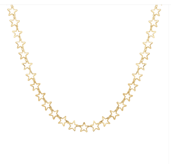 Collana dorata stelle Luca Barra - CK2244