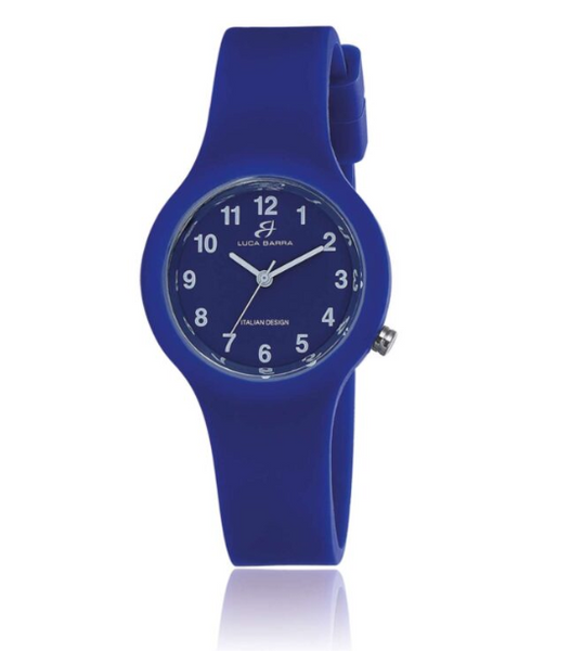 Orologio uomo in silicone blu Luca Barra - BW297