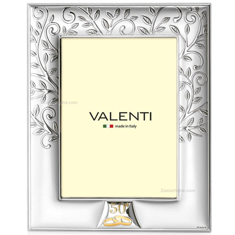 portafoto argento alebro della vita 50° anniversario valenti 657/4L 