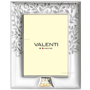 portafoto argento alebro della vita 50° anniversario valenti 657/4L 