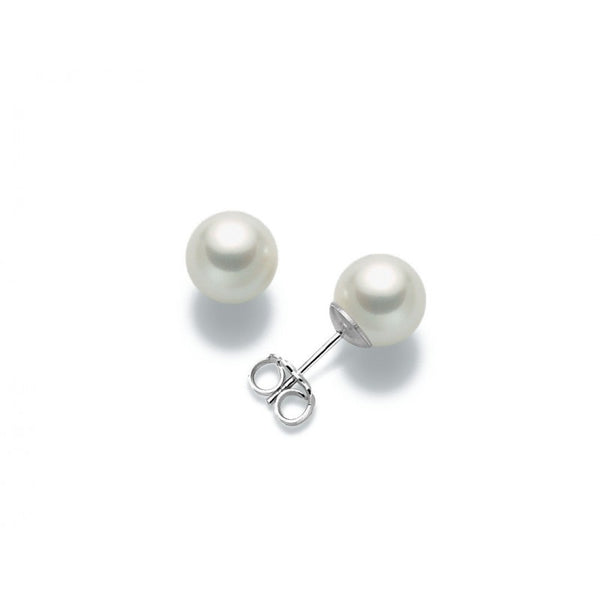 orecchini donna perle oro bianco miluna PPN665BMV3