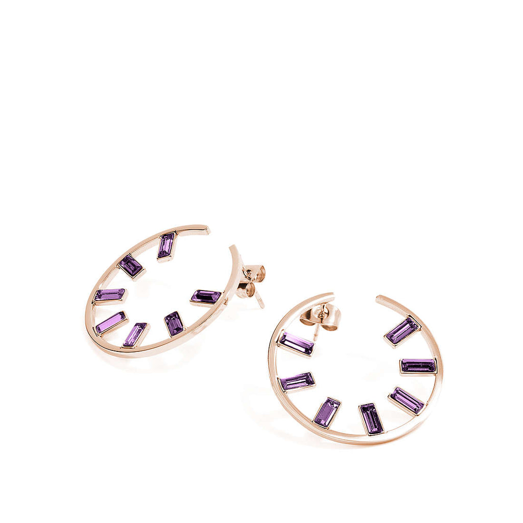 Orecchino donna BROSWAY symphonia rosè e zirconi BYM51 Orecchino donna BROSWAY symphonia rosè e zirconi BYM51