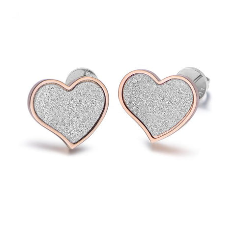orecchini donna cuore e glitter luca barra ok914