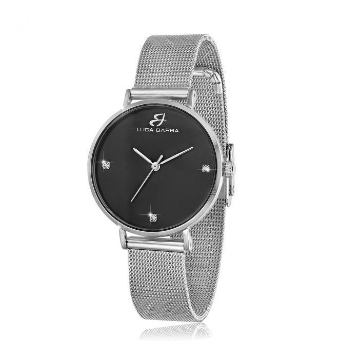 orologio donna quadrante nero luca barra bw207