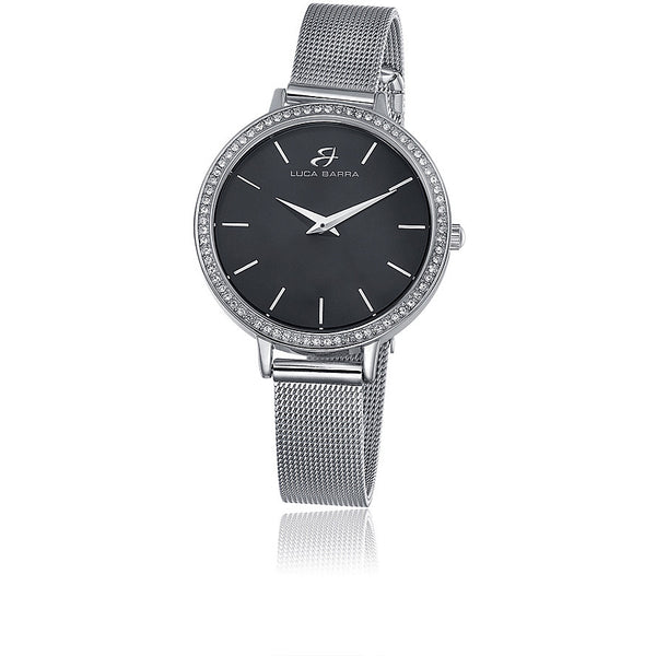 orologio donna quadrante nero luca barra bw247