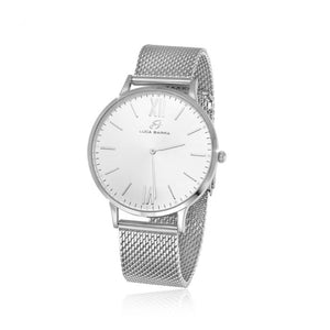 orologio uomo maglia milano quadrante silver luca barra bu50