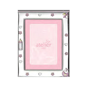 cornice portafoto biberon rosa atelier AE0502/9R